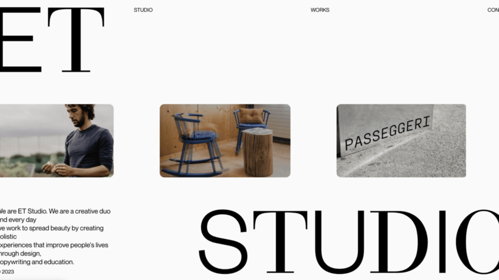 minimalist web design examples